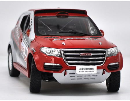 Original factory authentic 1:18 HAVAL racing car model Dakar rally car SUV diecast car model with small gift