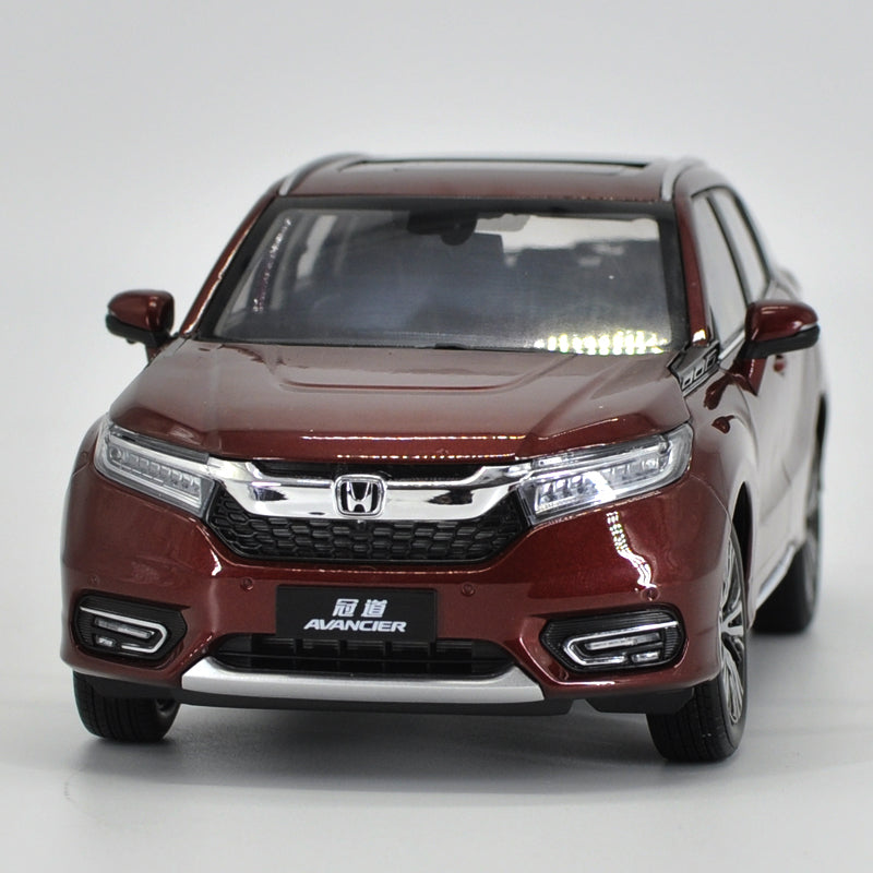 Original factory authentic 1:18 HONDA AVANCIER 2016 version diecast car model with small gift