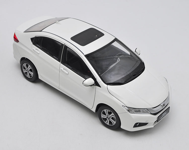 Original factory authentic 1:18 HONDA CITY 2015 version diecast car model with small gift