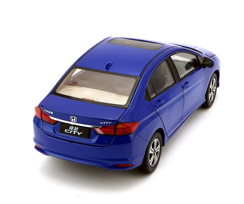 Original factory authentic 1:18 HONDA CITY 2015 version diecast car model with small gift