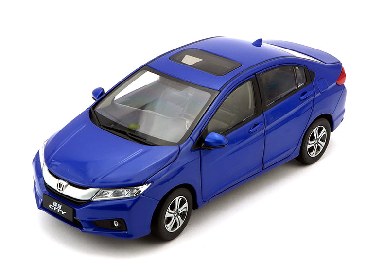 Original factory authentic 1:18 HONDA CITY 2015 version diecast car model with small gift