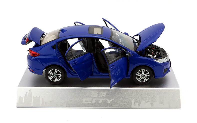 Original factory authentic 1:18 HONDA CITY 2015 version diecast car model with small gift