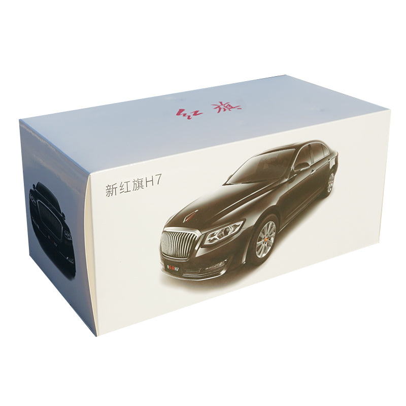 Original factory authentic 1:18 HONGQI H7 2017 version diecast