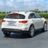 Original factory authentic collective 1:18 Infiniti QX70 Black diecast car model with small gift