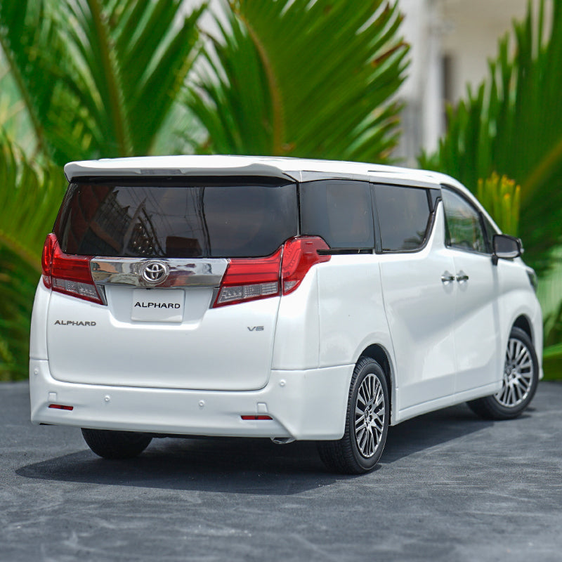 1:18 Keng Fai Toyota Alphard Black/white LEFT/ Right drive export version MPV 1/18 model car