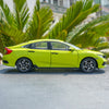 1/18 NEW 2019 Honda Civic (Yellow / Green) Lancer-Evolution Diecast Car Model