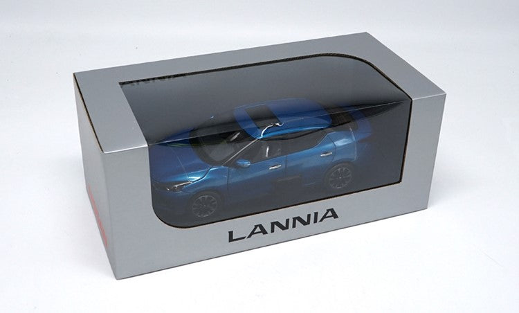 Original factory authentic 1:18 NISSAN LANNIA 2015 version diecast car model with small gift