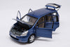 Original factory authentic 1/18 Nissan GENISS MPV 6 blue/red diecast metal car model with small gift