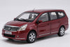Original factory authentic 1/18 Nissan GENISS MPV 6 blue/red diecast metal car model with small gift