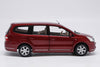 Original factory authentic 1/18 Nissan GENISS MPV 6 blue/red diecast metal car model with small gift