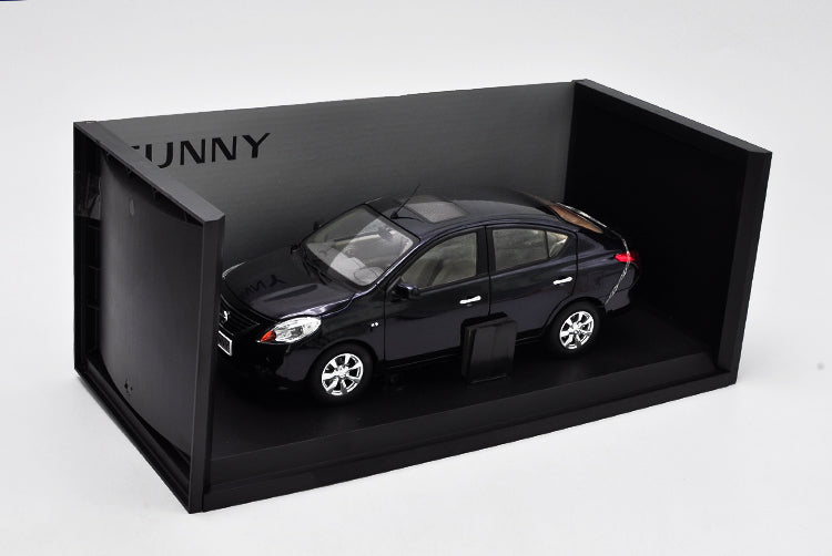 Original factory authentic Minichamps 1:18 Nissan Sunny diecast car model with small gift