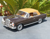 1/18 Norev Mercedes-Benz MB 280 SE 280SE  Cabriolet (1969) (Black) Diecast Car Model with small gift