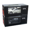 Original factory authentic 1/18 Q70L INFINITI Q70 2017 white diecast metal car model with small gift