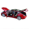 Original factory authentic 1/18 TESLA MODEL S P100D diecast car model for collection