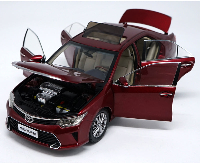 Original factory authentic 1:18 TOYOTA CAMRY 2015 version diecast car model for toys, gift, collection