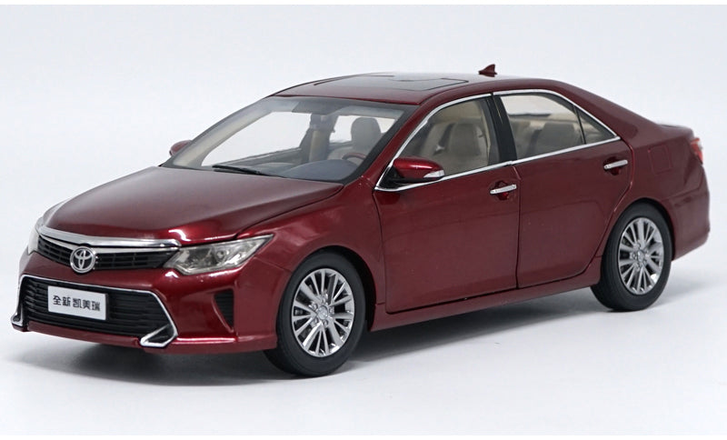 Original factory authentic 1:18 TOYOTA CAMRY 2015 version diecast car model for toys, gift, collection