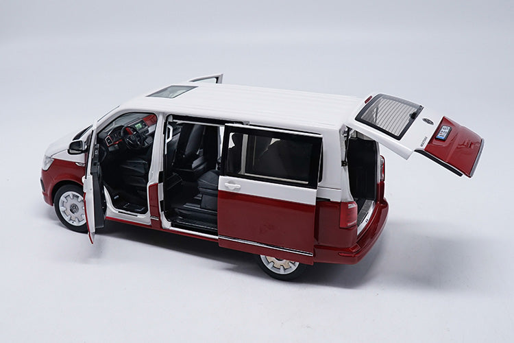 Original factory authentic 1:18 NZG VW T6 Multivan diecast metal MPV car model with small gift