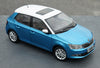 Original factory authentic 1:18 VW Skoda NEW Fabia diecast sedan car model for toys, gift, collection
