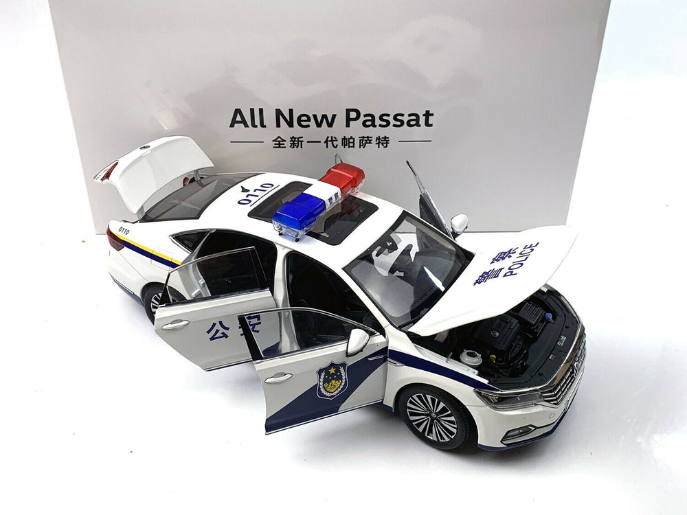 1:18 Volkswagen All New Passat Die-Cast Metal Model, Die cast passat police car model