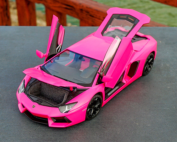 1:18 Welly FX Lamborghini Aventador LP700-4 Diecast Car Model with small gift