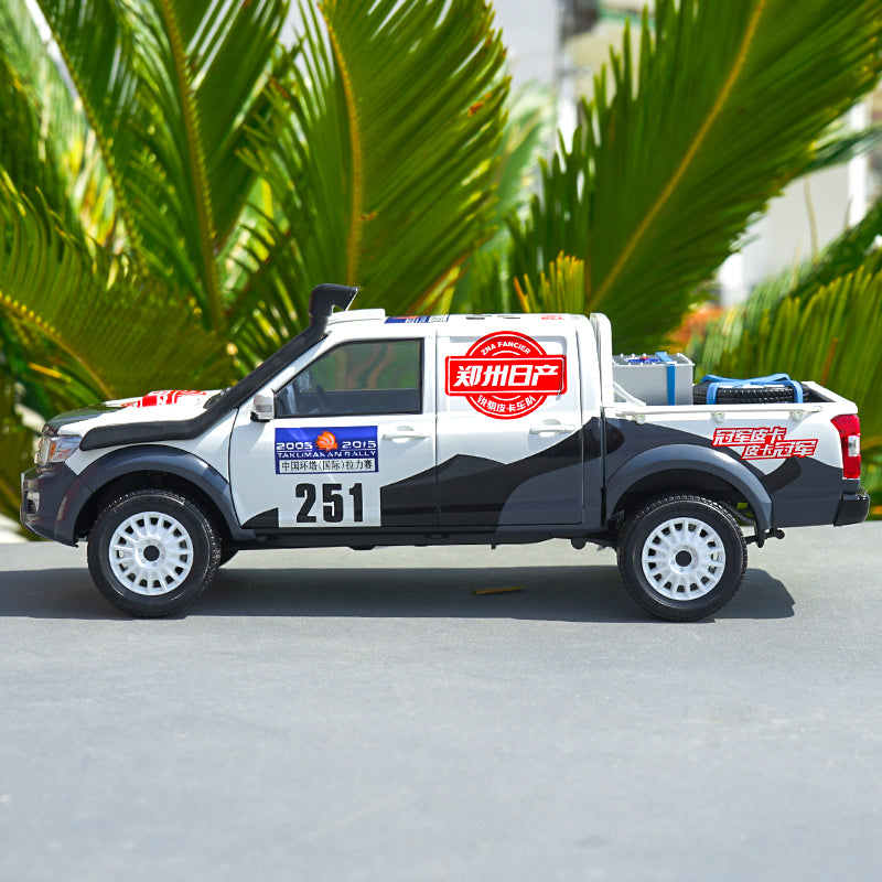 1/18 diecast Zhengzhou Nissan Ruiqi pickup truck model,diecast racing pickup truck model