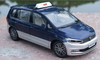 Original factory authentic 1:18 diecast metal TOURAN TAXI scale car models for gift, collection, toys