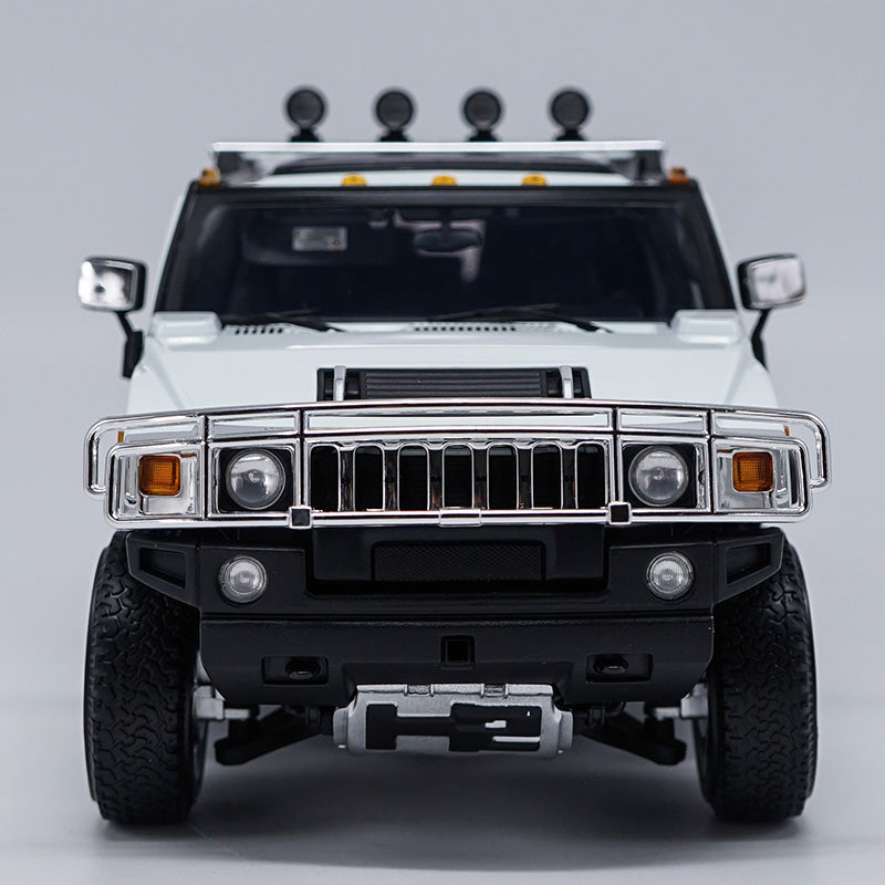 Original factory authentic 1:18 metal H2 SUV Hummer Highway 61 diecast car model with small gift