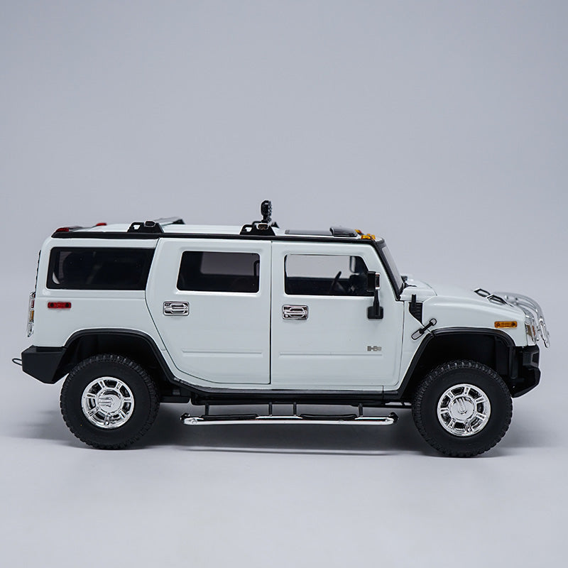 Original factory authentic 1:18 metal H2 SUV Hummer Highway 61 diecast car model with small gift