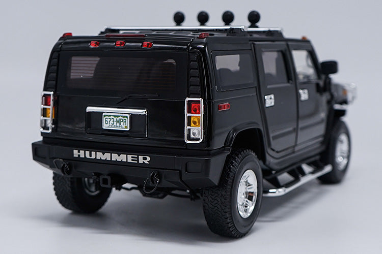 Original factory authentic 1:18 metal H2 SUV Hummer Highway 61 diecast car model with small gift