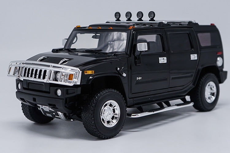 Original factory authentic 1:18 metal H2 SUV Hummer Highway 61 diecast car model with small gift