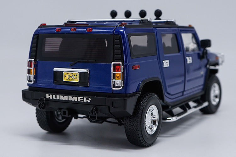 Original factory authentic 1:18 metal H2 SUV Hummer Highway 61 diecast car model with small gift