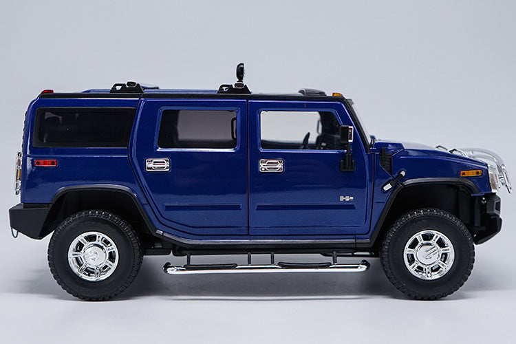 Original factory authentic 1:18 metal H2 SUV Hummer Highway 61 diecast car model with small gift