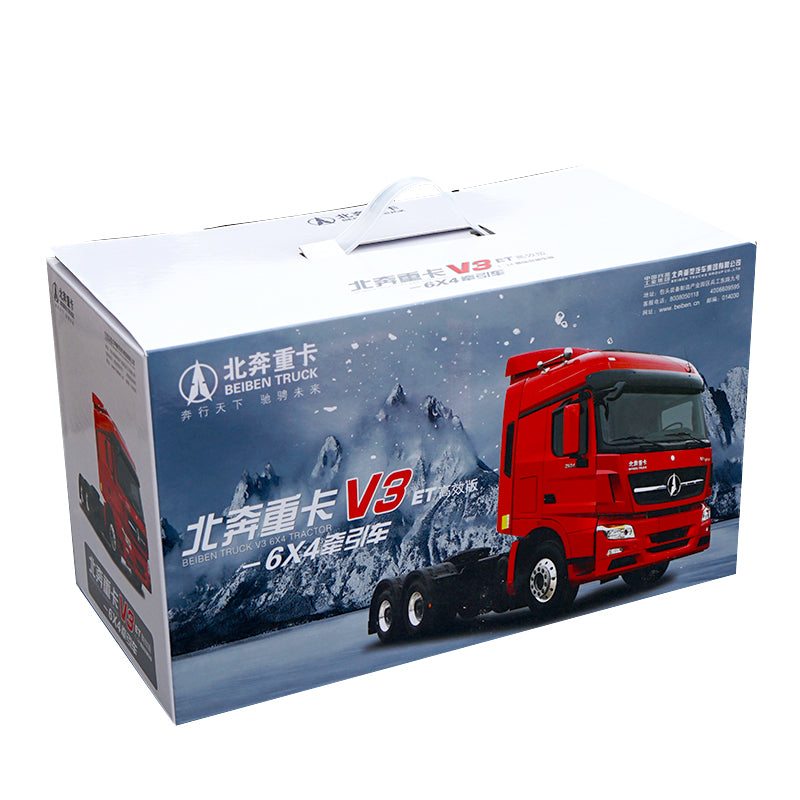 1:24 BEIJING Mercedes-Benz DIECAST MODEL Heavy Truck V3 Tractor Truck for collection