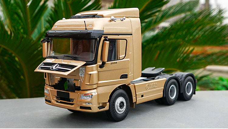 1:24 BEIJING Mercedes-Benz DIECAST MODEL Heavy Truck V3 Tractor Truck for collection