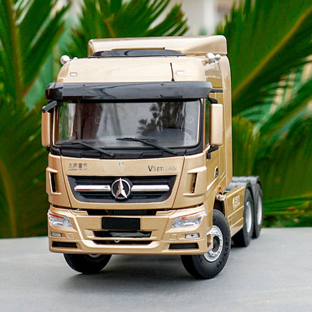 1:24 BEIJING Mercedes-Benz DIECAST MODEL Heavy Truck V3 Tractor Truck for collection