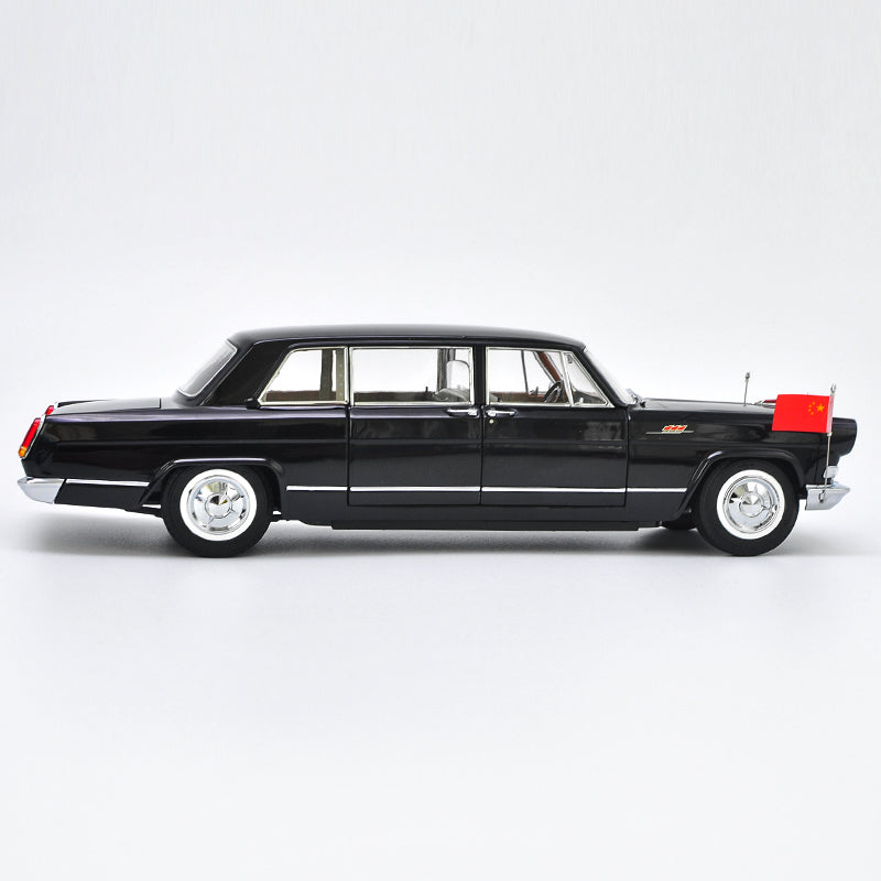 1:24 HongQi CA770 Limousine Black Century Dragon Diecast Model