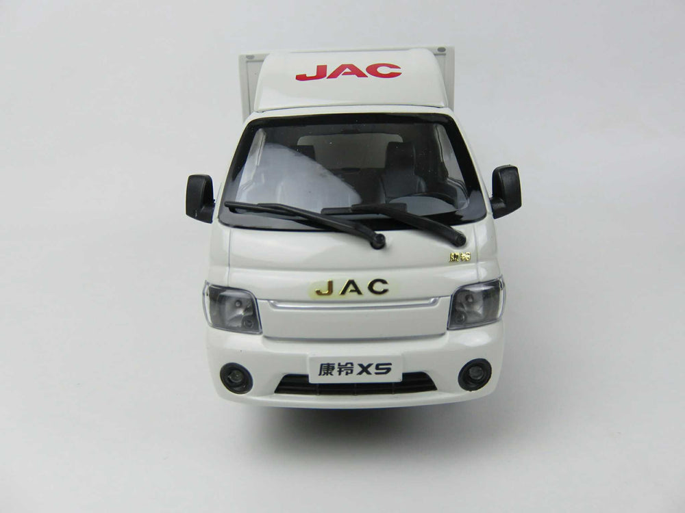 Original factory authentic 1/24 China JAC Kangling X5 Light truck MODEL, metal van truck model with small gift