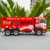 1:24 Shanqi DeLong F3000 Truck Tractor Container Diecast Model for Collection, Diecast SUV heavy truck model