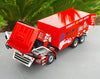 1:24 Shanqi DeLong F3000 Truck Tractor Container Diecast Model for Collection, Diecast SUV heavy truck model