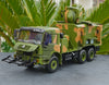 1:24 Sinotruk howo FW2 anti-aircraft fire control diecast military vehicles truck model