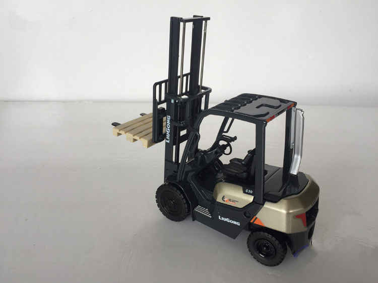 Original factory 1:50 Konecranes Diecast Container Forklift Model for gift, collection