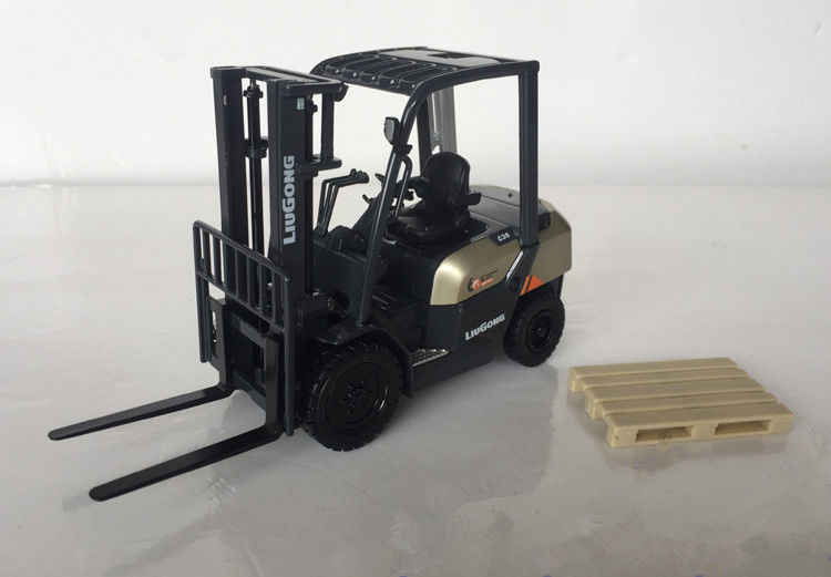Original factory 1:50 Konecranes Diecast Container Forklift Model for gift, collection