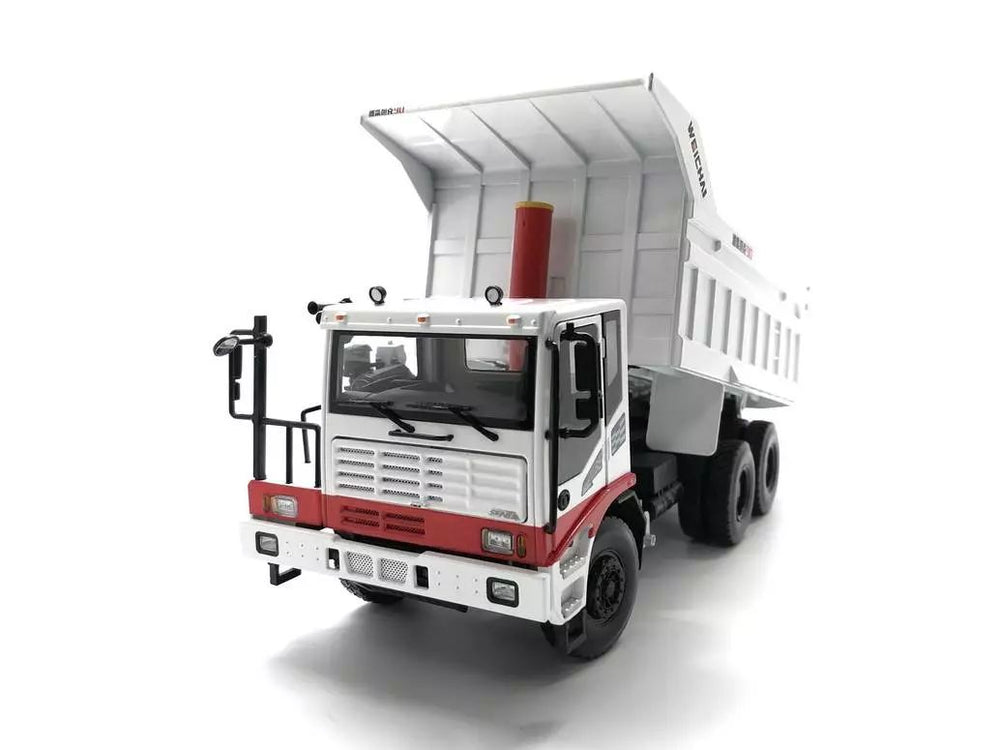 1:35 Original Weichai diesel tank 90 Yangzhou Shengda mine dump truck model for gift, collection