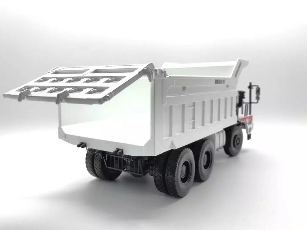 1:35 Original Weichai diesel tank 90 Yangzhou Shengda mine dump truck model for gift, collection