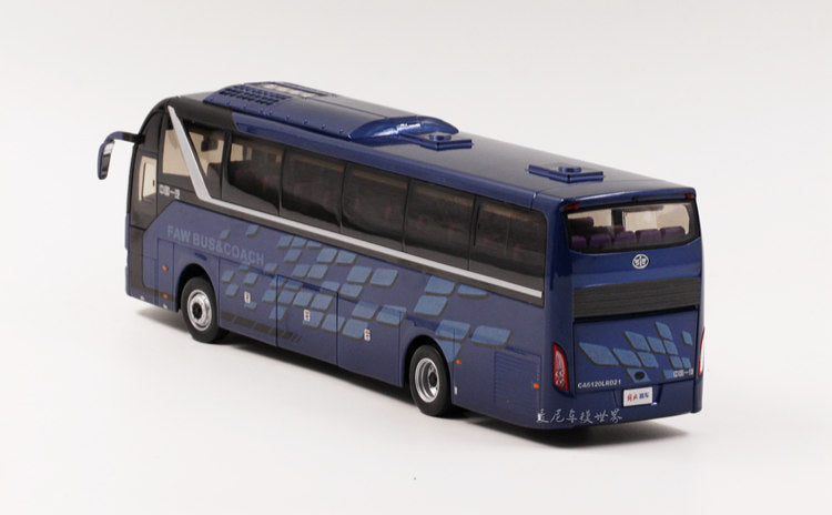 1:36 FAW jiefang CA6120RD21 travel bus model