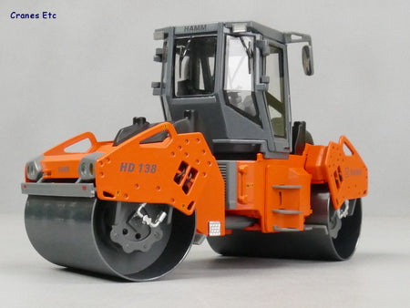 1:35 Wirtgen BOMAG HD138 Hamm Double Cylinder roadroller model,Alloy construction machinery model for gift, collection