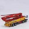 1:38 SANY 50m X foot ISUZU Truck mounted concrete Pump Diecast model