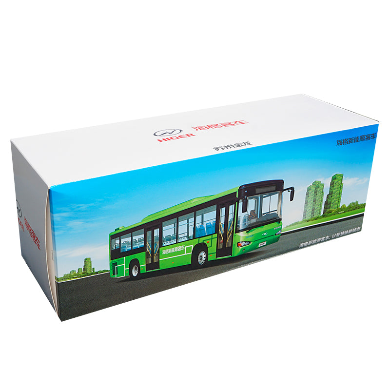 1:42 Scale Die-Cast HIGER B92H KLX6125 City Bus Model, Higer new energy scale bus model
