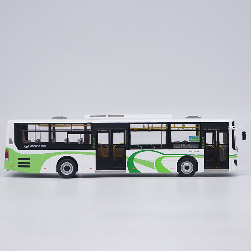 1:43 Shenwin Bus Shanghai Public Bus Die Cast Model with small gift