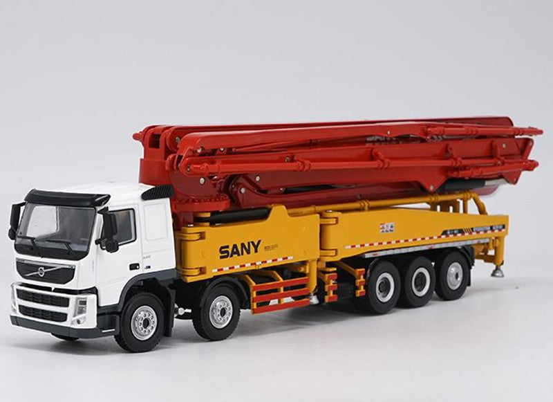 1:50 SANY 62m Concrete Pump truck Volvo Truck Alloy Diecast Toy Model Original